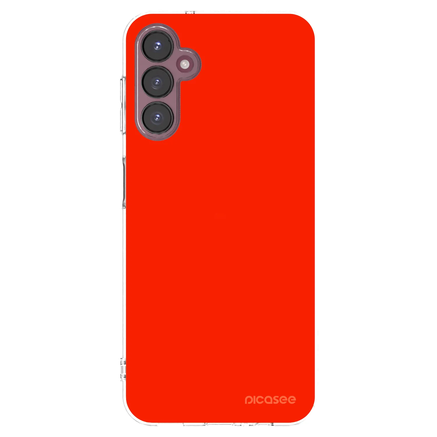Picasee silikonový průhledný obal pro Samsung Galaxy A05s A057G - Maranello Red