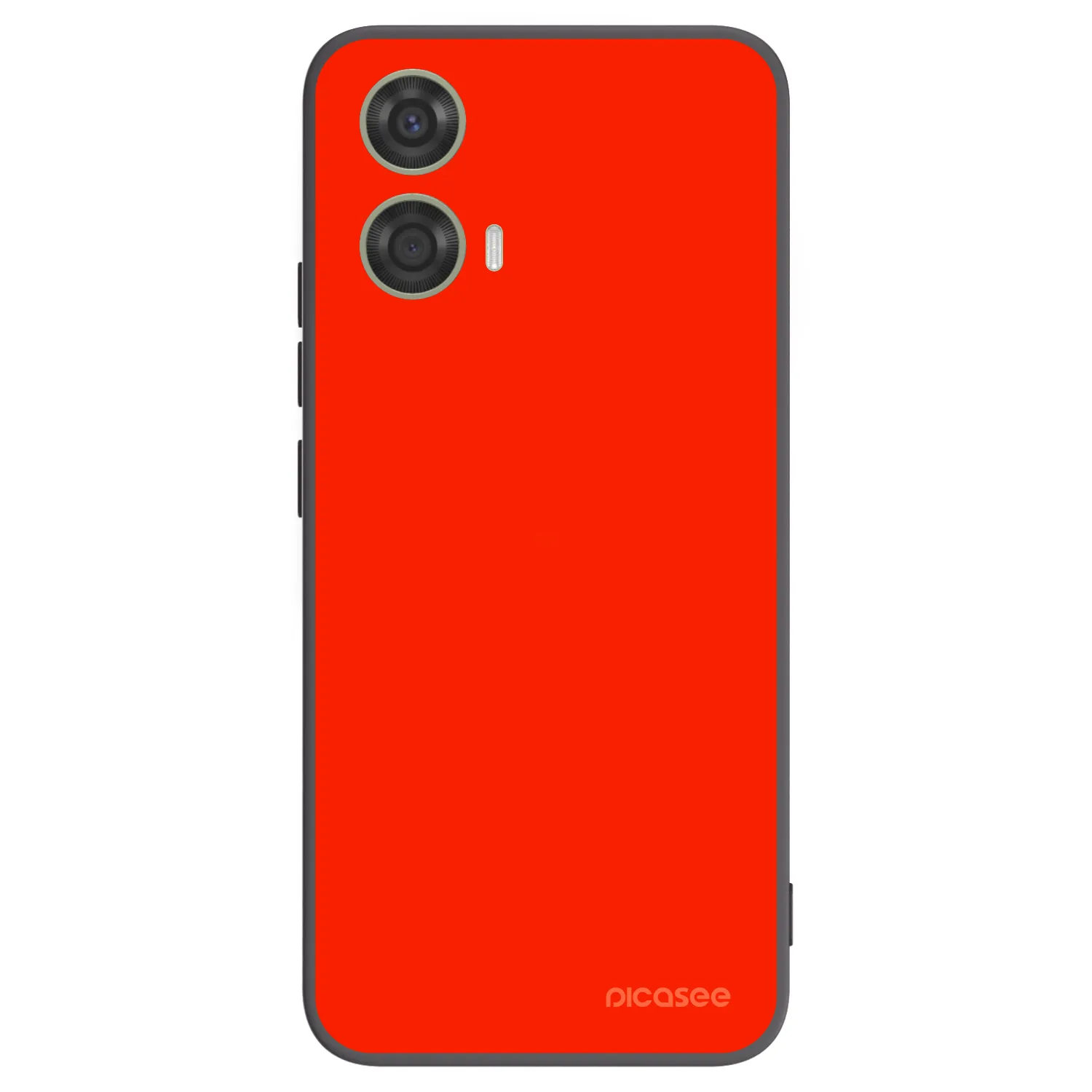 Picasee silikonový černý obal pro Motorola Moto G24 - Maranello Red