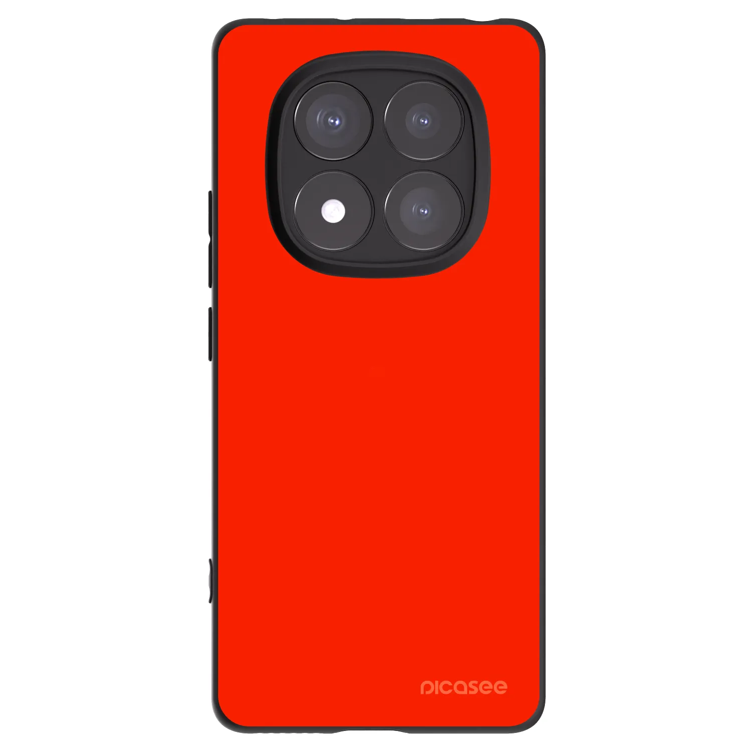 Picasee silikonový černý obal pro Xiaomi Redmi Note 14 Pro 5G - Maranello Red