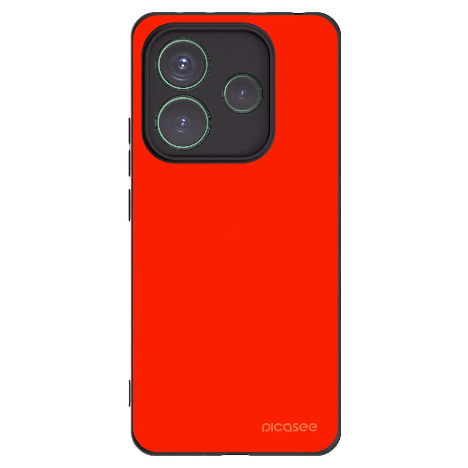 Picasee silikonový černý obal pro Xiaomi Redmi Note 14 5G - Maranello Red
