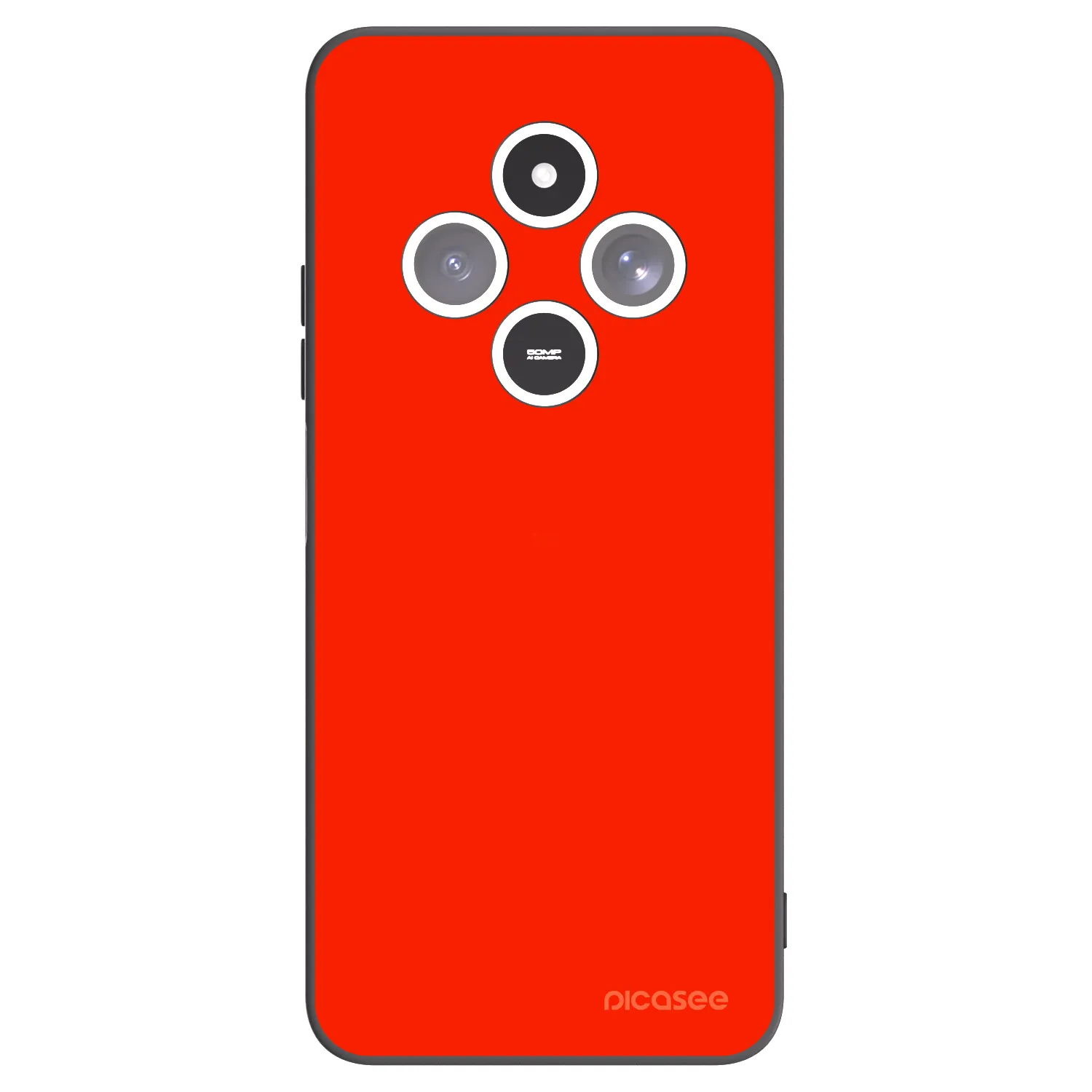 Picasee silikonový černý obal pro Xiaomi Redmi 14C - Maranello Red