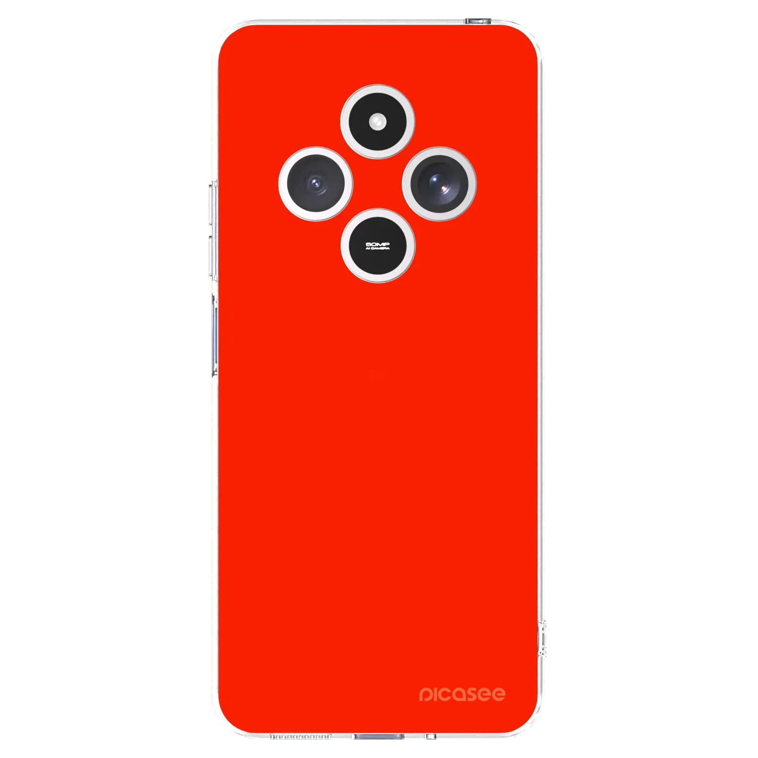 Picasee silikonový průhledný obal pro Xiaomi Redmi 14C - Maranello Red