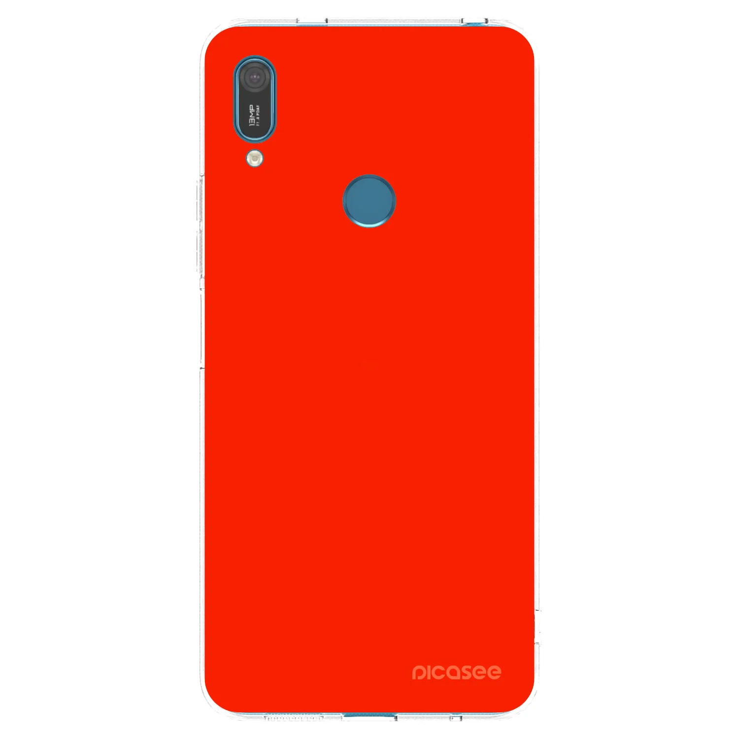 Picasee silikonový průhledný obal pro Huawei Y7 2019 - Maranello Red