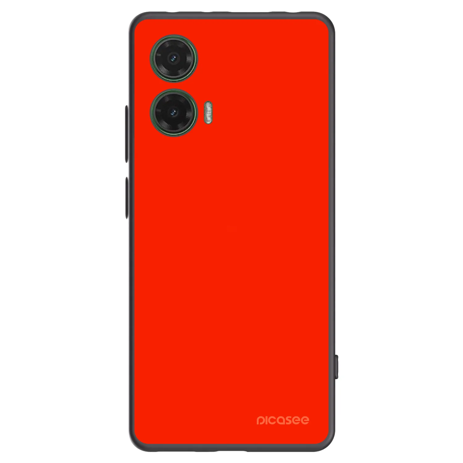 Picasee silikonový černý obal pro Motorola Moto G35 5G - Maranello Red