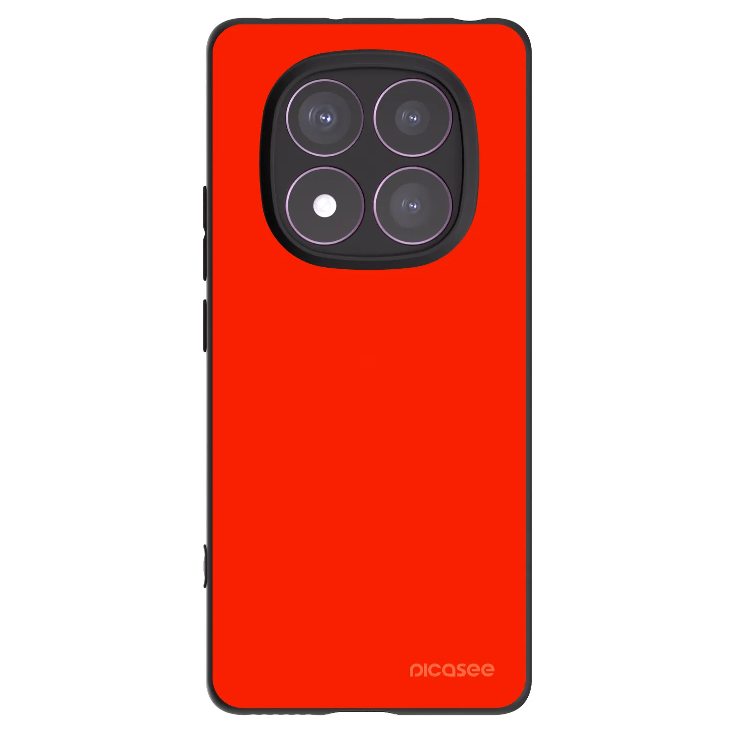 Picasee silikonový černý obal pro Xiaomi Redmi Note 14 Pro 4G - Maranello Red