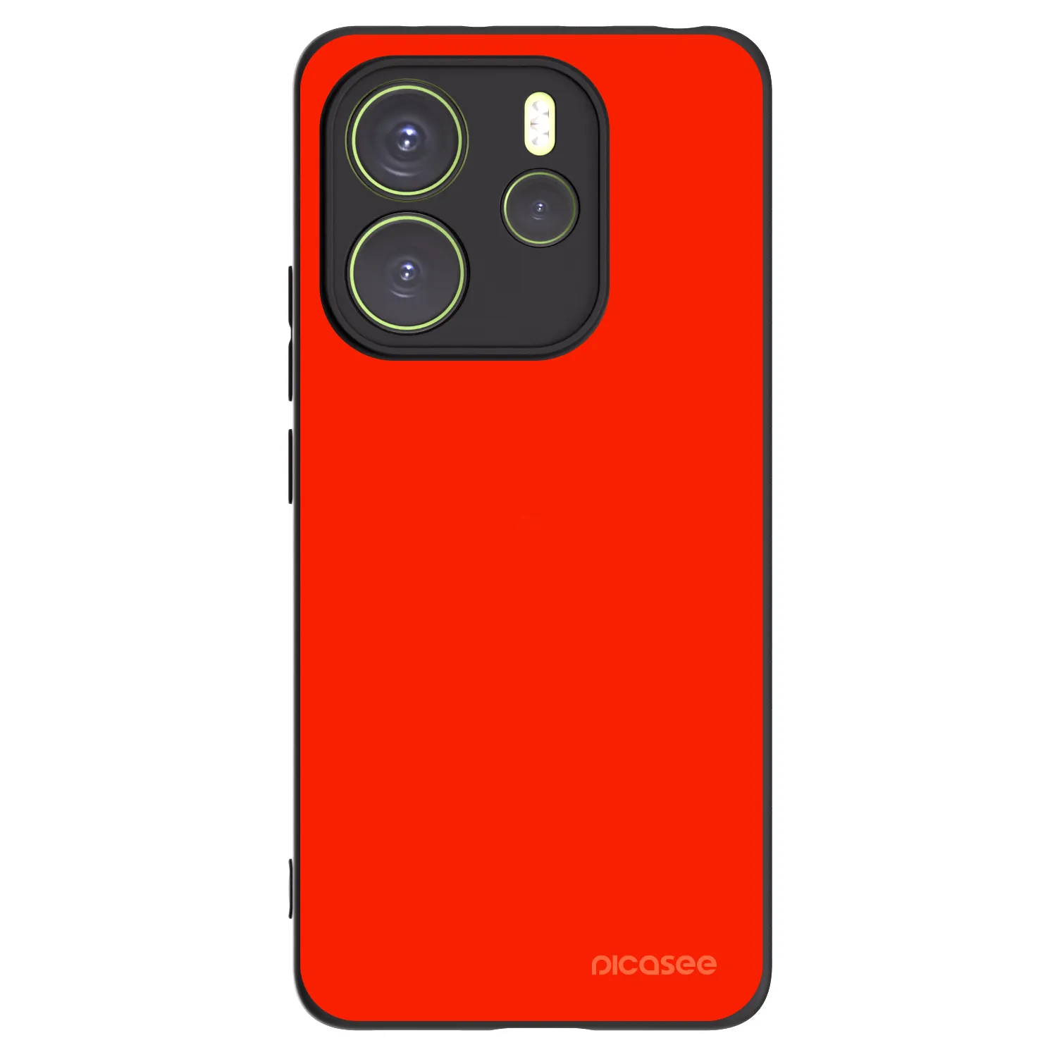 Picasee silikonový černý obal pro Xiaomi Redmi Note 14 4G - Maranello Red