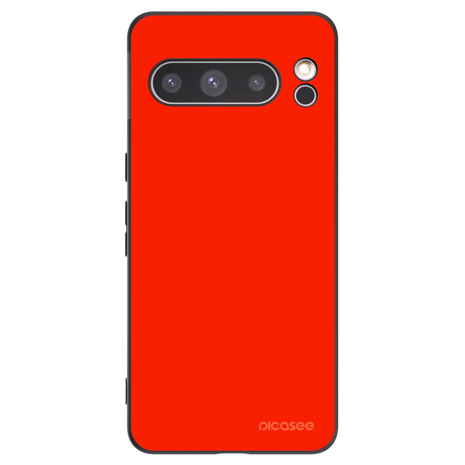 Picasee silikonový černý obal pro Google Pixel 8 Pro - Maranello Red
