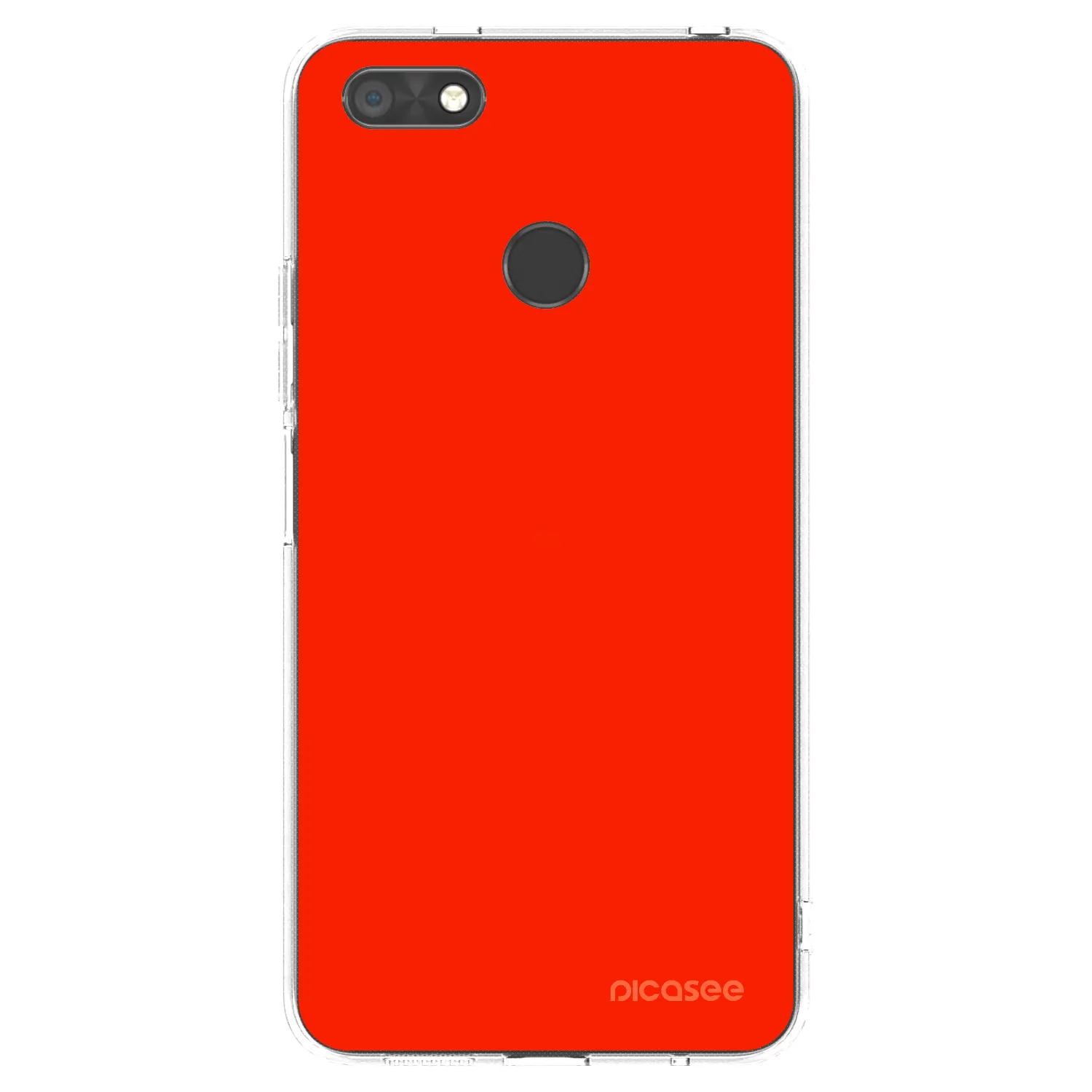 Picasee silikonový průhledný obal pro Huawei P9 Lite Mini - Maranello Red