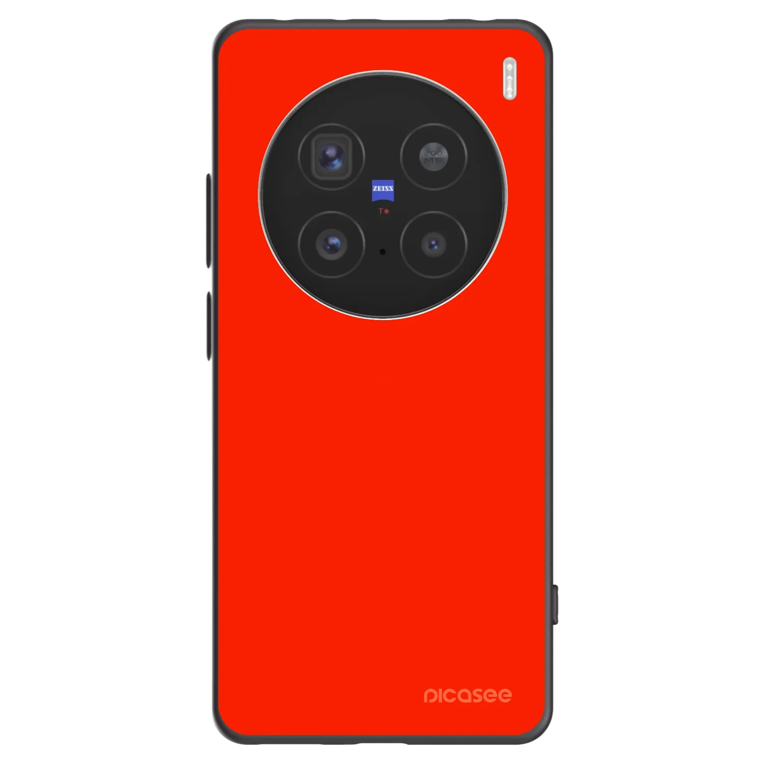 Picasee silikonový černý obal pro Vivo X200 Pro - Maranello Red