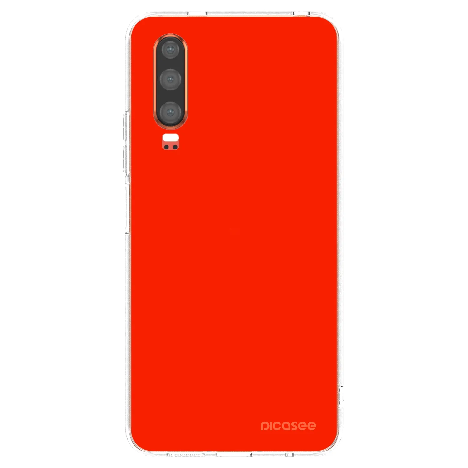 Picasee silikonový průhledný obal pro Huawei P30 - Maranello Red