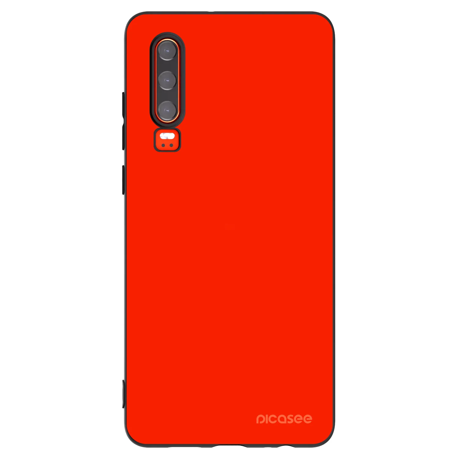 Picasee silikonový černý obal pro Huawei P30 - Maranello Red
