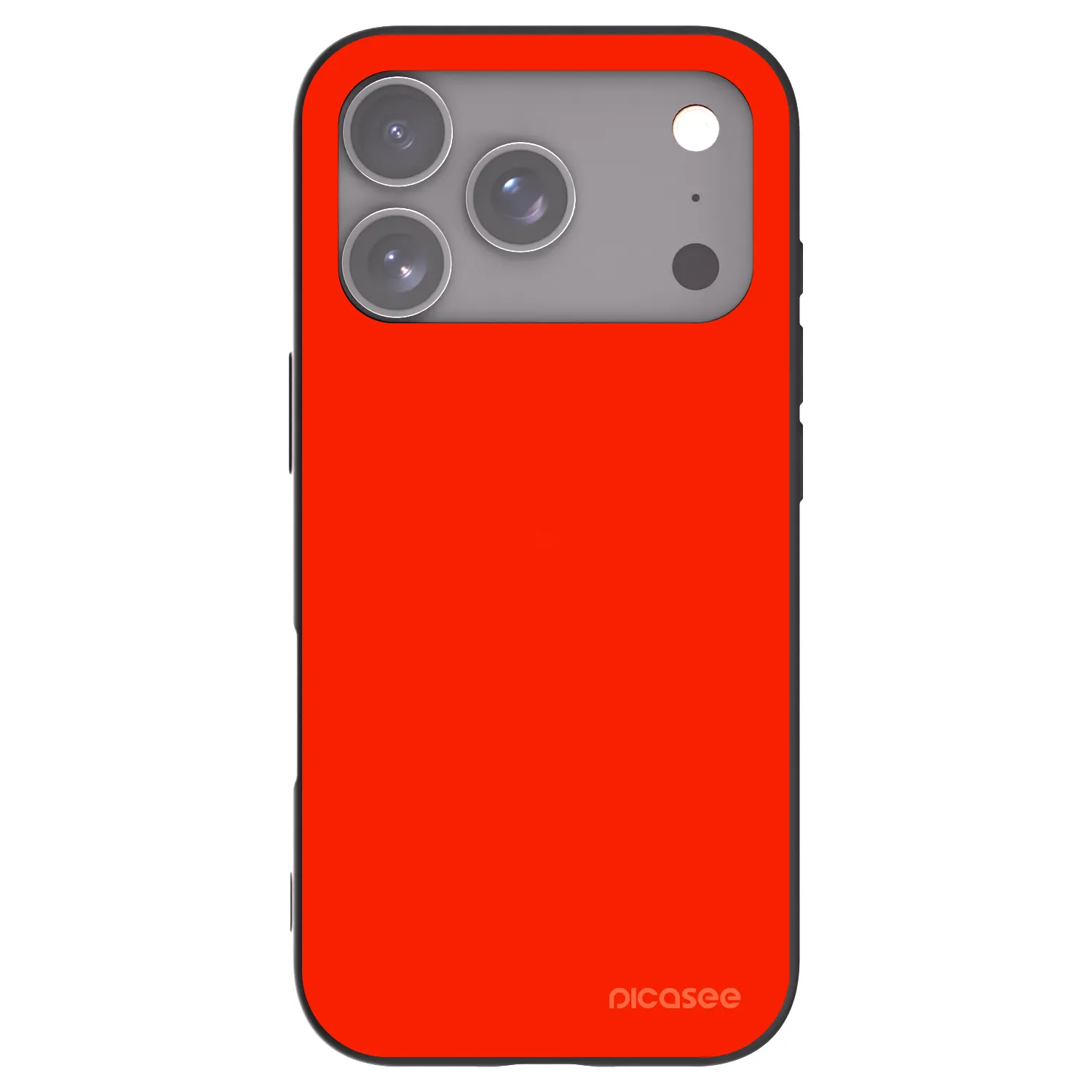 Picasee silikonový černý obal pro Apple iPhone 17 Pro - Maranello Red