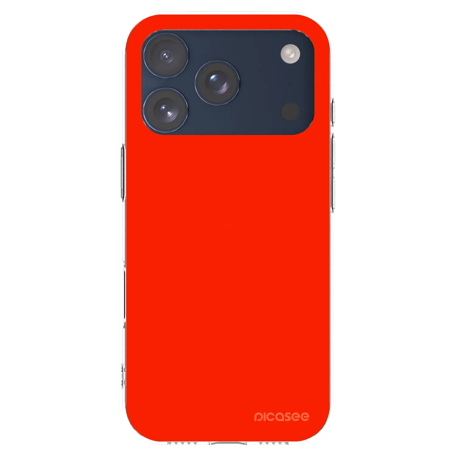 Picasee silikonový průhledný obal pro Apple iPhone 17 Pro - Maranello Red