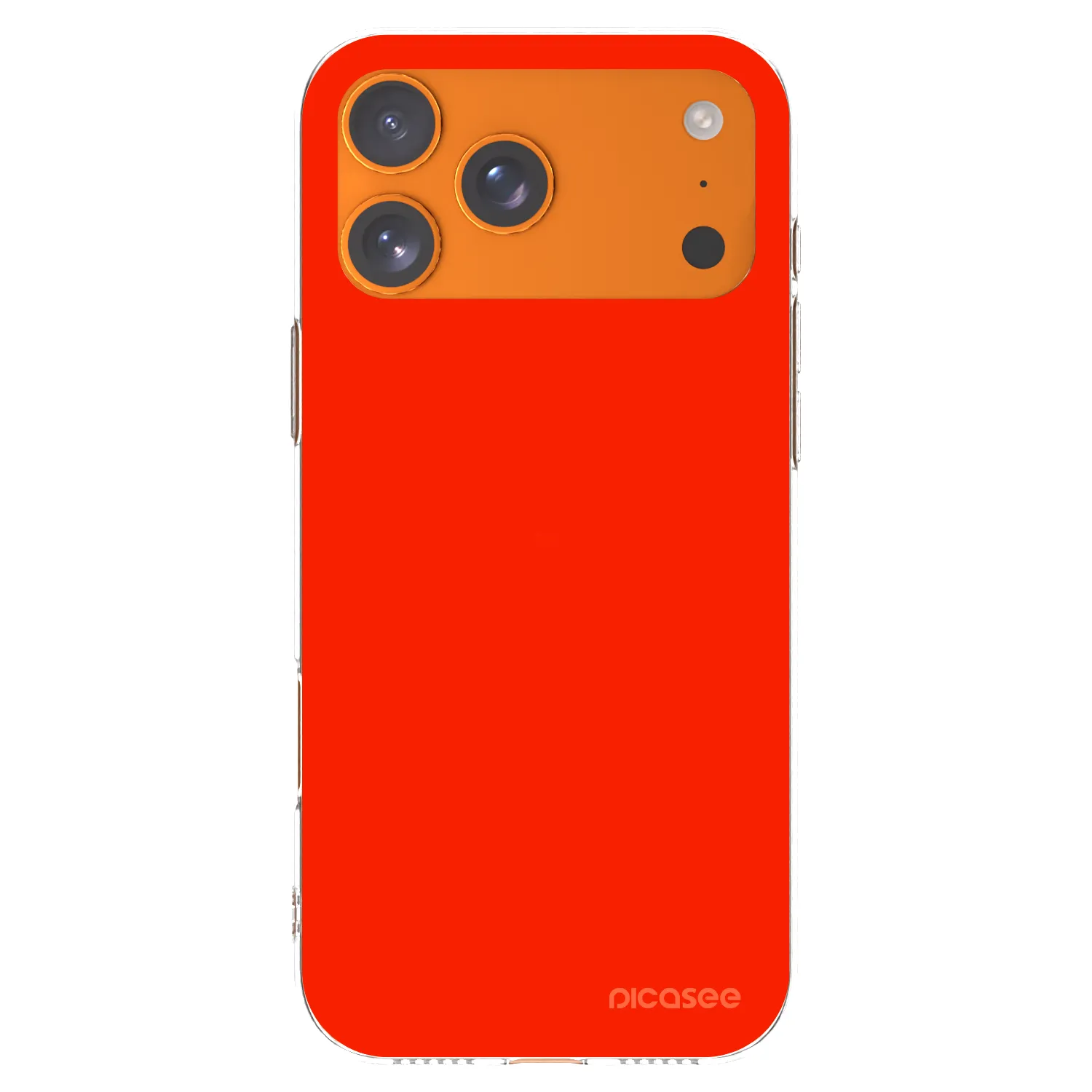 Picasee silikonový průhledný obal pro Apple iPhone 17 Pro Max - Maranello Red