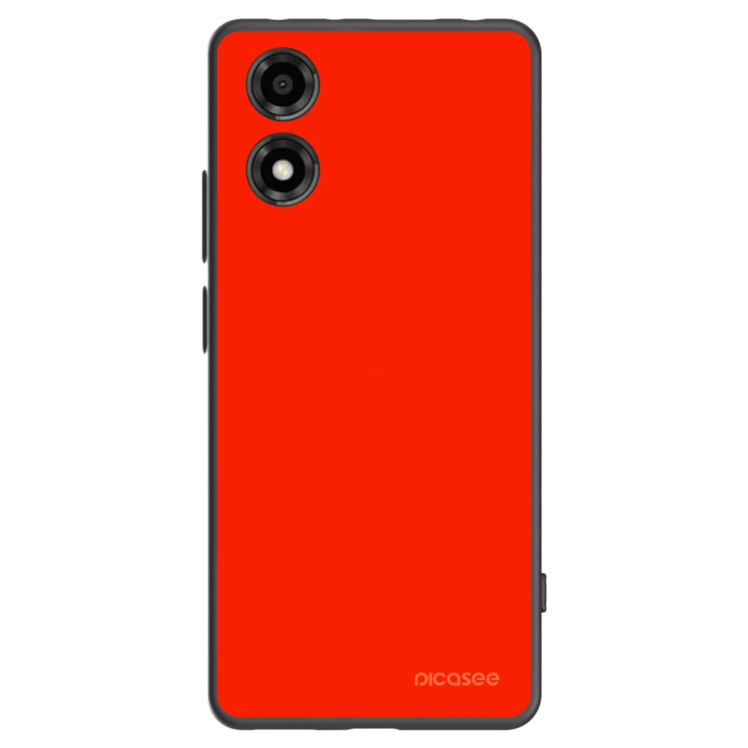 Picasee silikonový černý obal pro Motorola Moto E14 - Maranello Red
