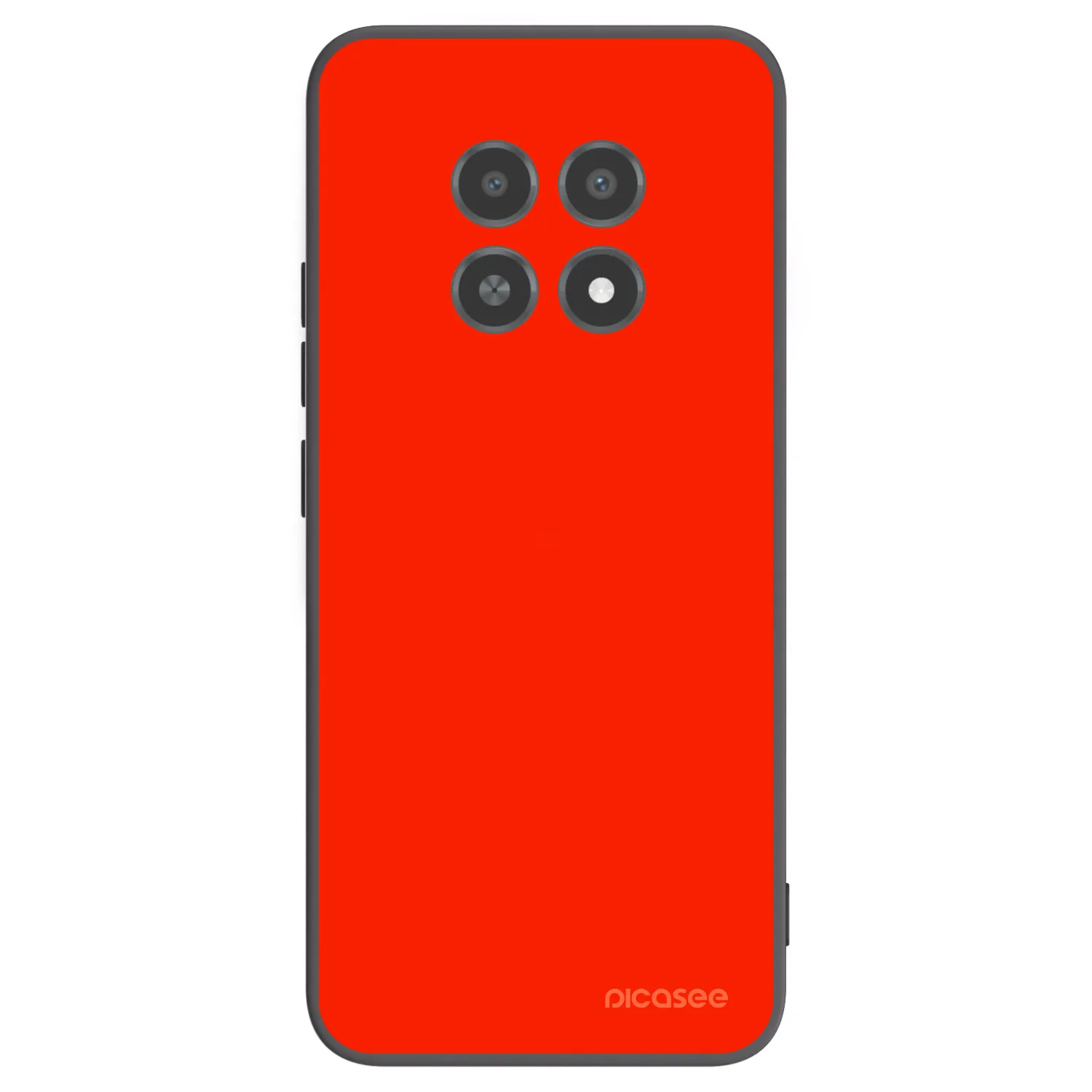 Picasee silikonový černý obal pro Realme 12X - Maranello Red