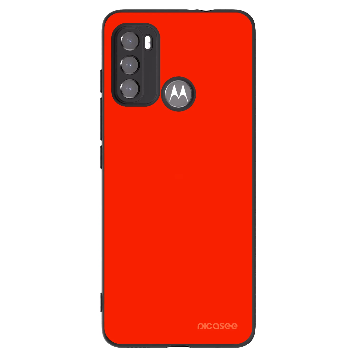 Picasee silikonový černý obal pro Motorola Edge 60 5G - Maranello Red