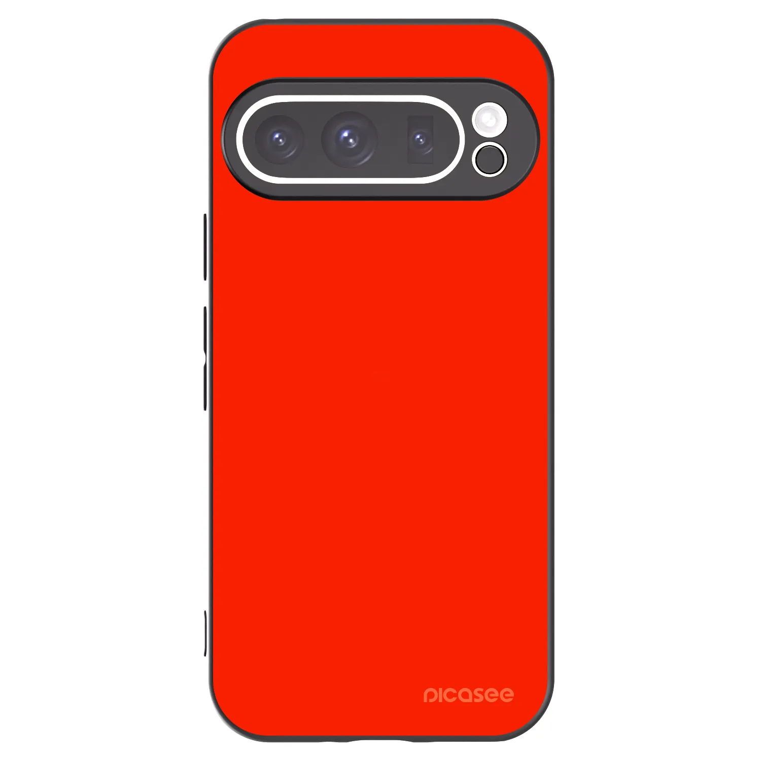 Picasee silikonový černý obal pro Google Pixel 9 Pro XL - Maranello Red