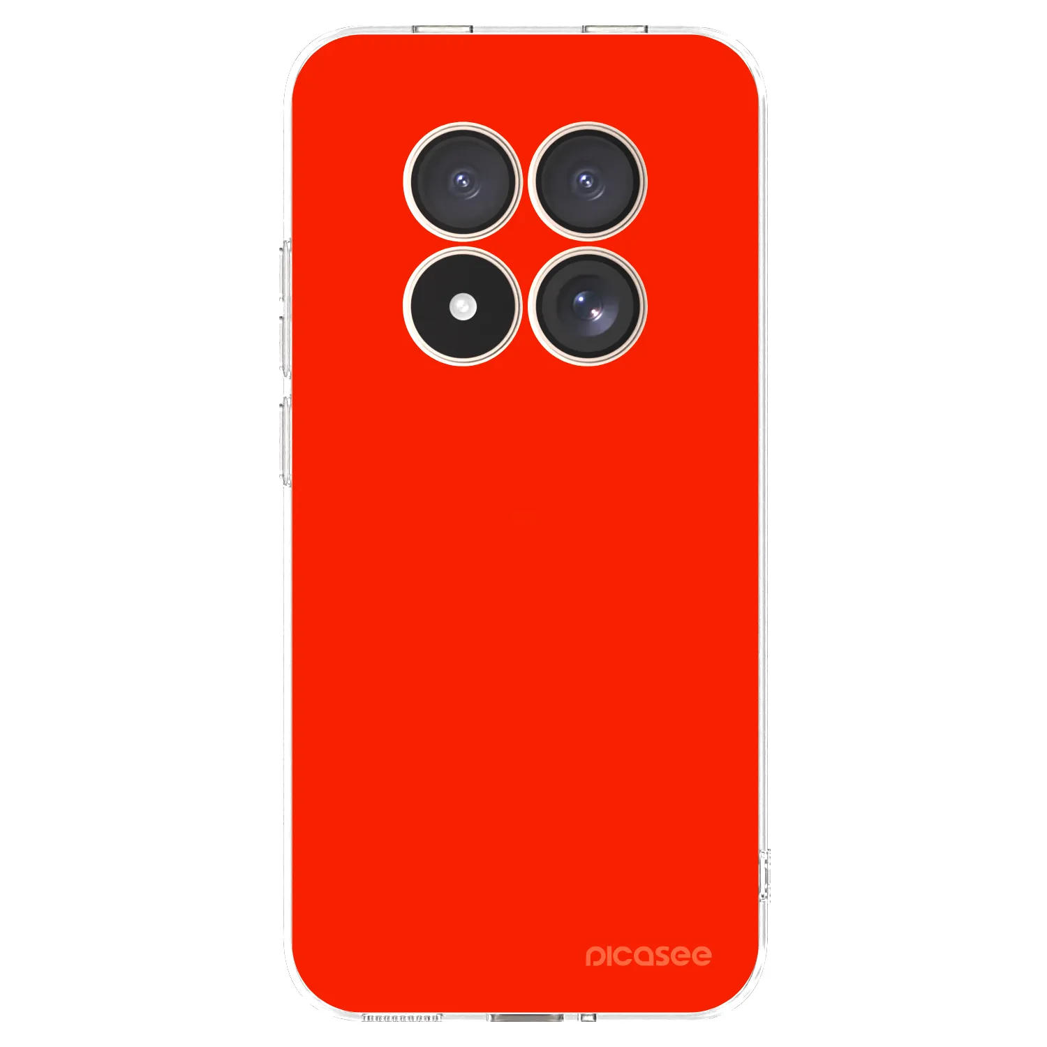 Picasee silikonový průhledný obal pro Xiaomi Redmi Note 15 Pro 4G - Maranello Red