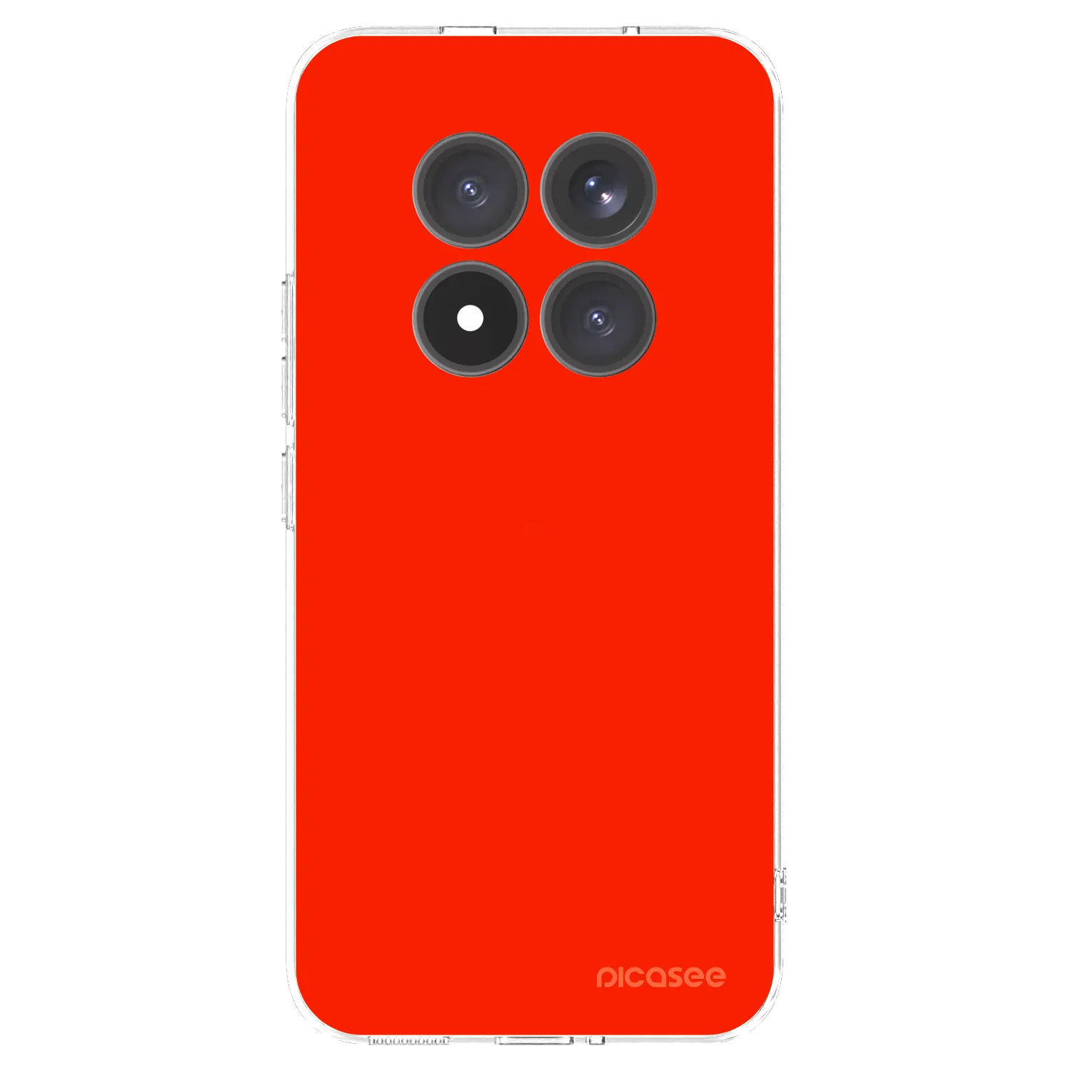 Picasee silikonový průhledný obal pro Xiaomi Redmi Note 15 Pro+ - Maranello Red