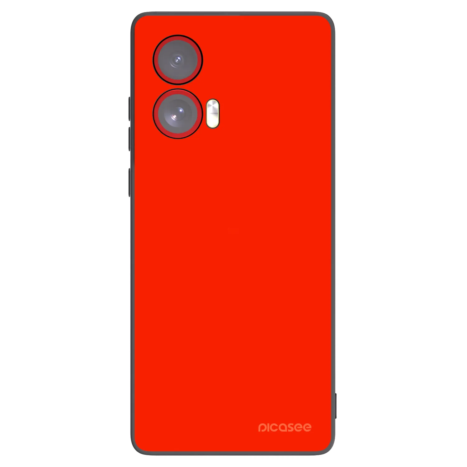Picasee silikonový černý obal pro Motorola Edge 50 Fusion - Maranello Red
