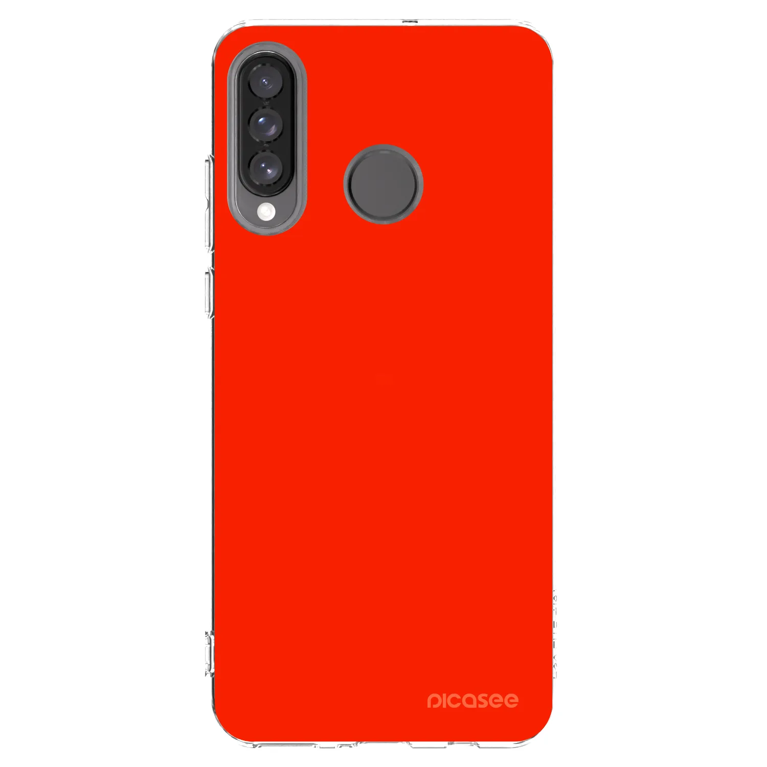 Picasee silikonový průhledný obal pro Huawei P30 Lite - Maranello Red