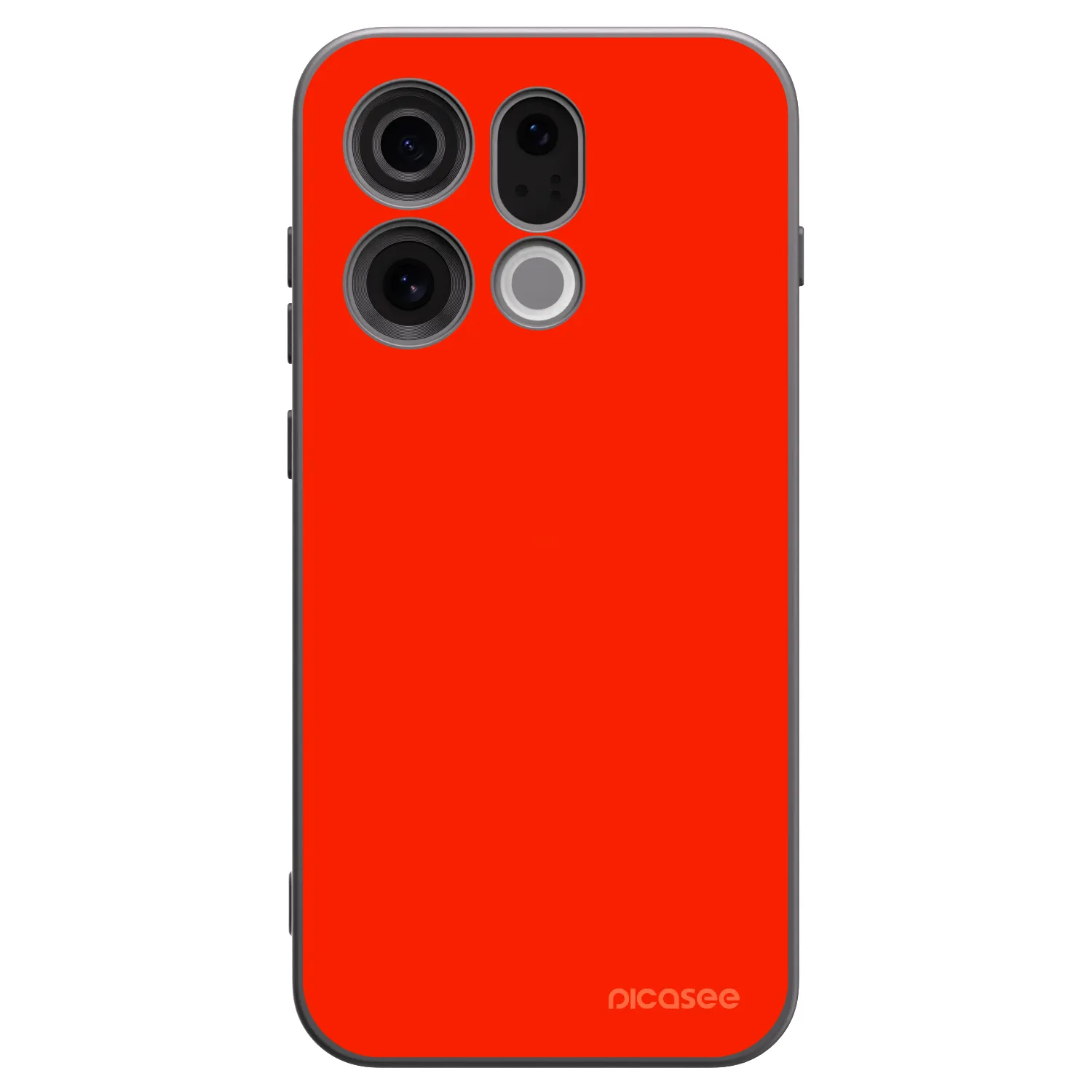 Picasee silikonový černý obal pro OPPO Find X9 - Maranello Red