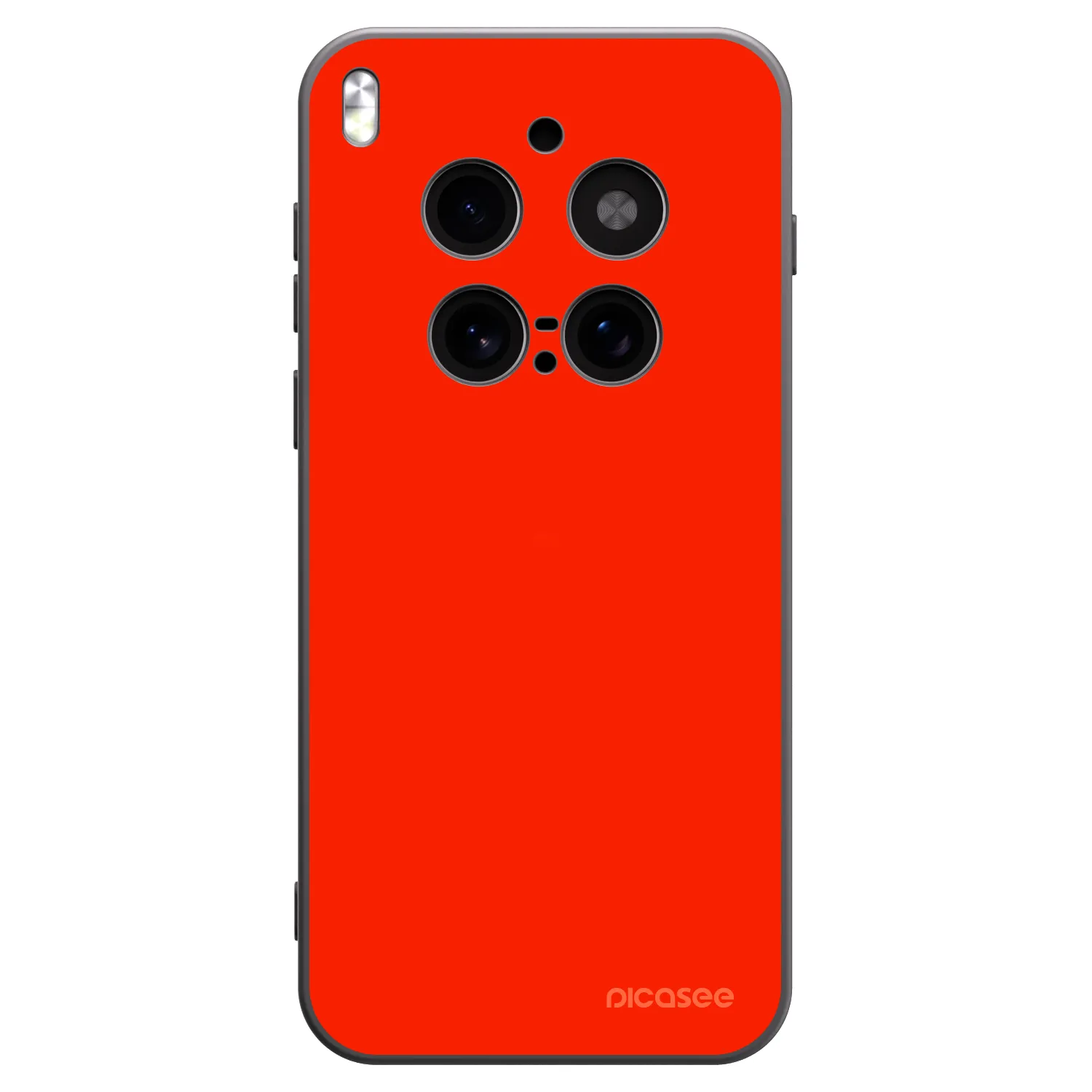 Picasee silikonový černý obal pro Vivo X300 Pro - Maranello Red