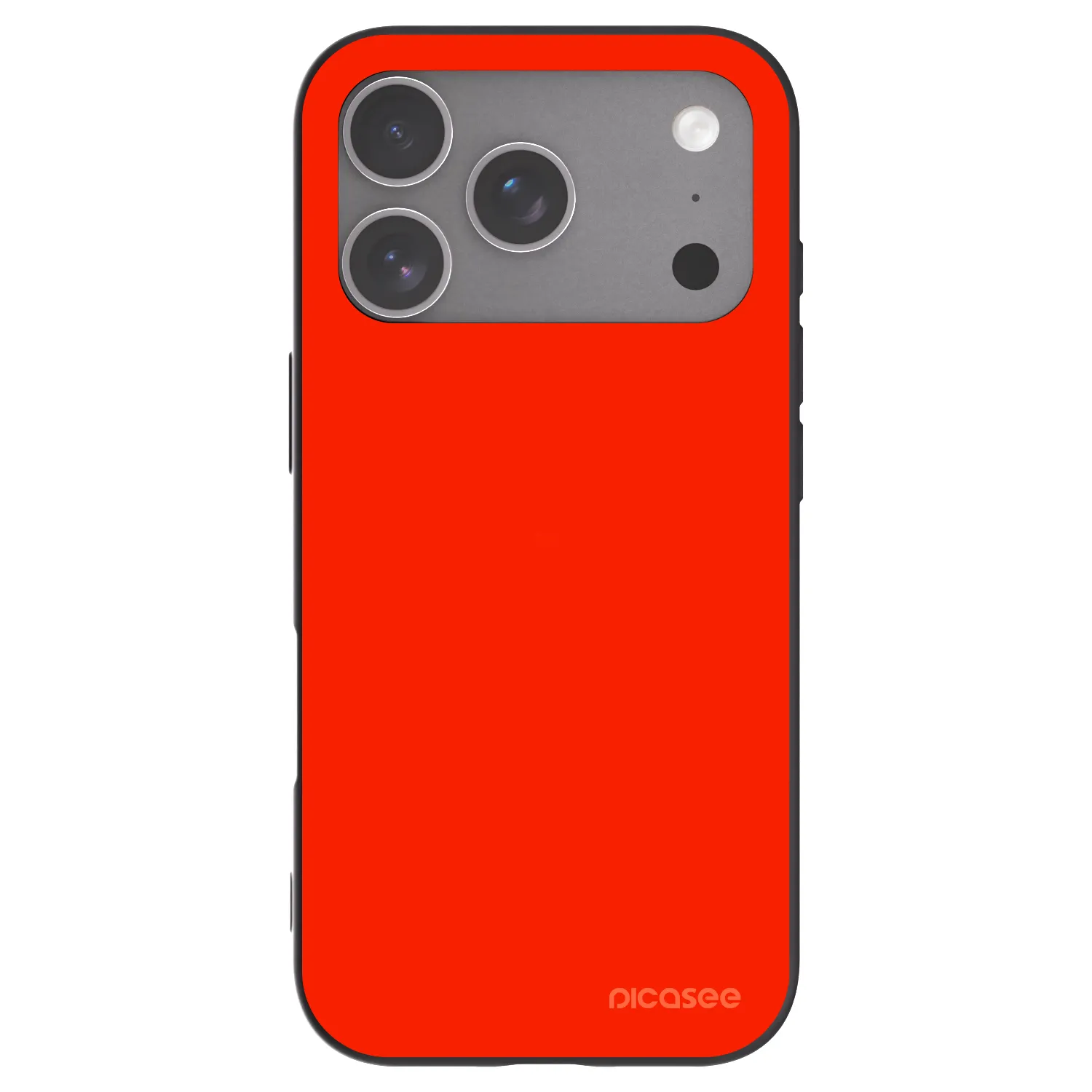 Picasee silikonový černý obal pro Apple iPhone 18 Pro - Maranello Red