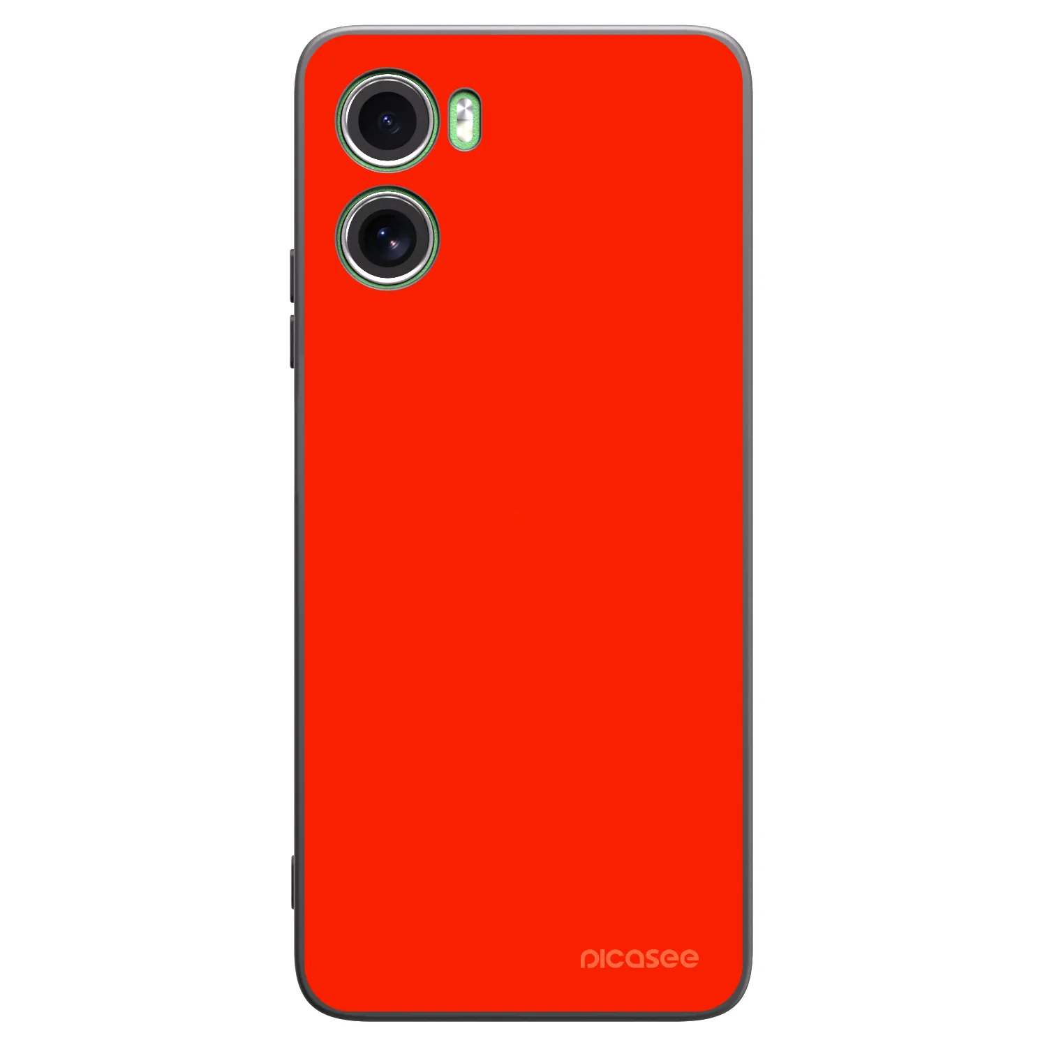 Picasee silikonový černý obal pro Motorola Moto G06 - Maranello Red