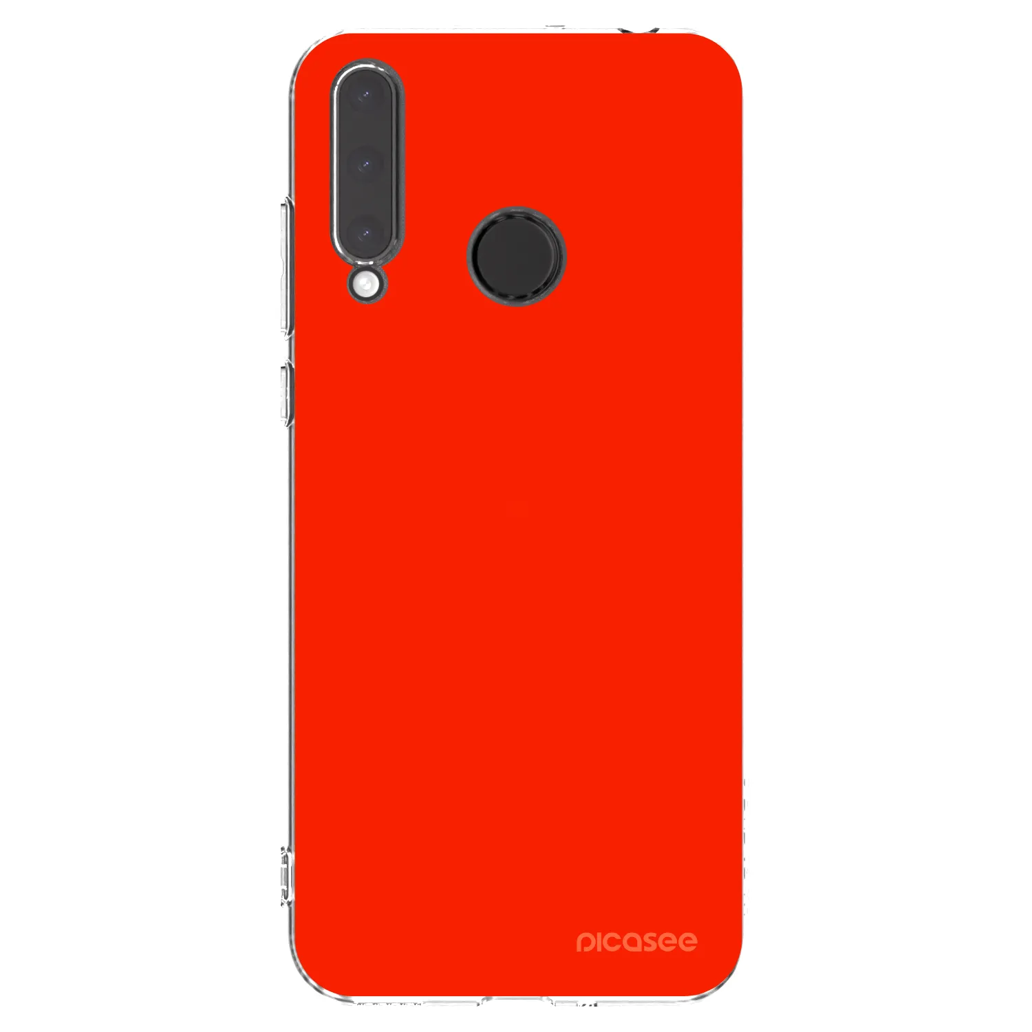 Picasee silikonový průhledný obal pro Honor 20 Lite - Maranello Red