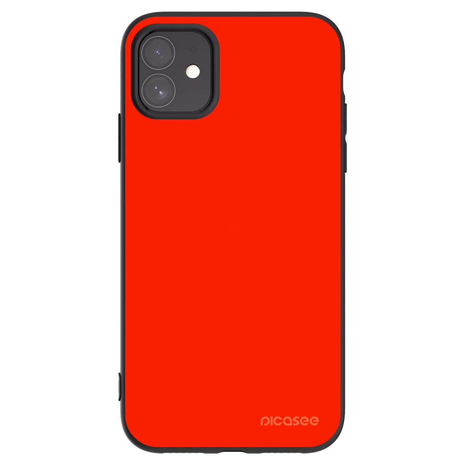 Picasee silikonový černý obal pro Apple iPhone 11 - Maranello Red