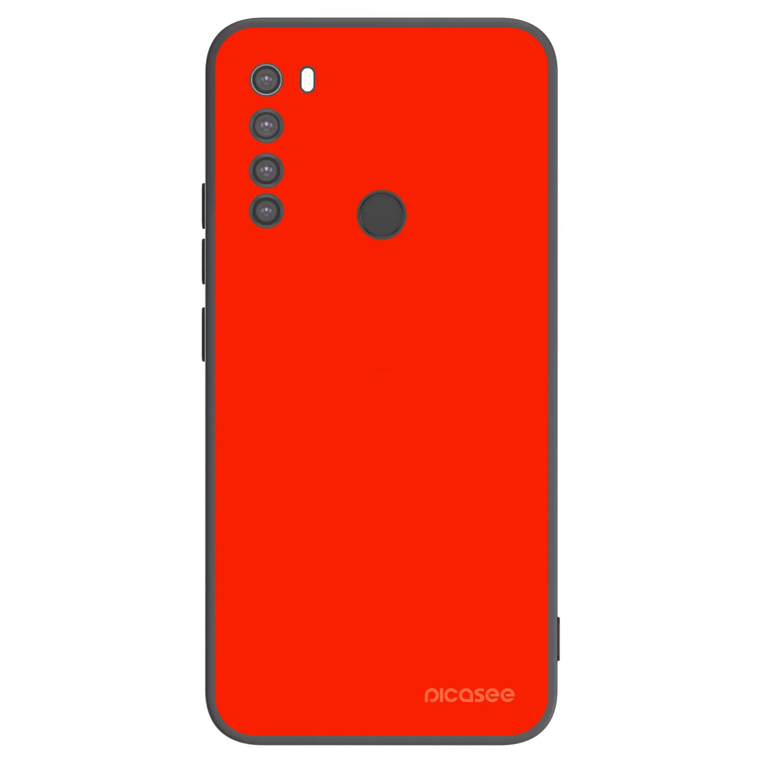 Picasee silikonový černý obal pro Xiaomi Redmi Note 8 - Maranello Red