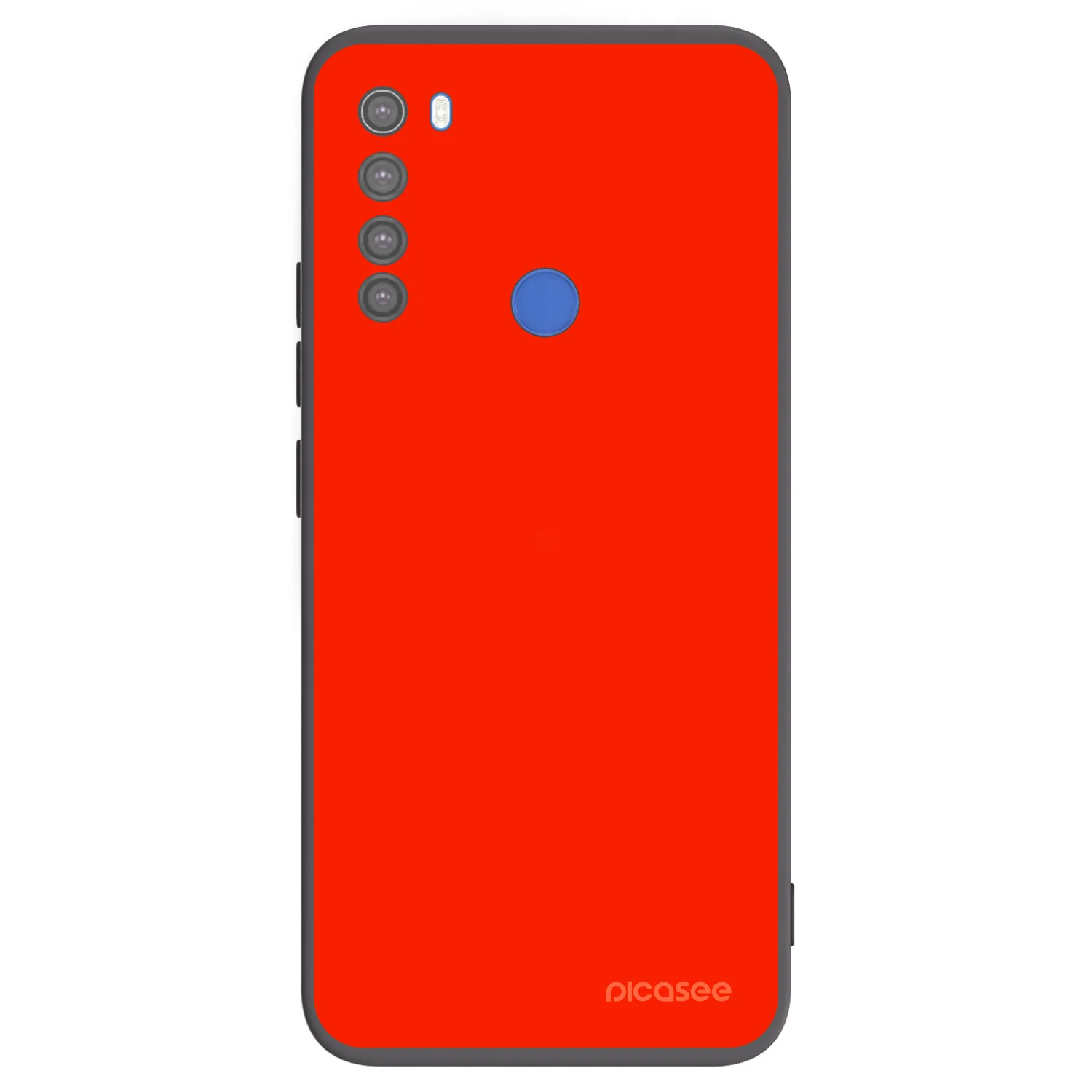 Picasee silikonový černý obal pro Xiaomi Redmi Note 8T - Maranello Red