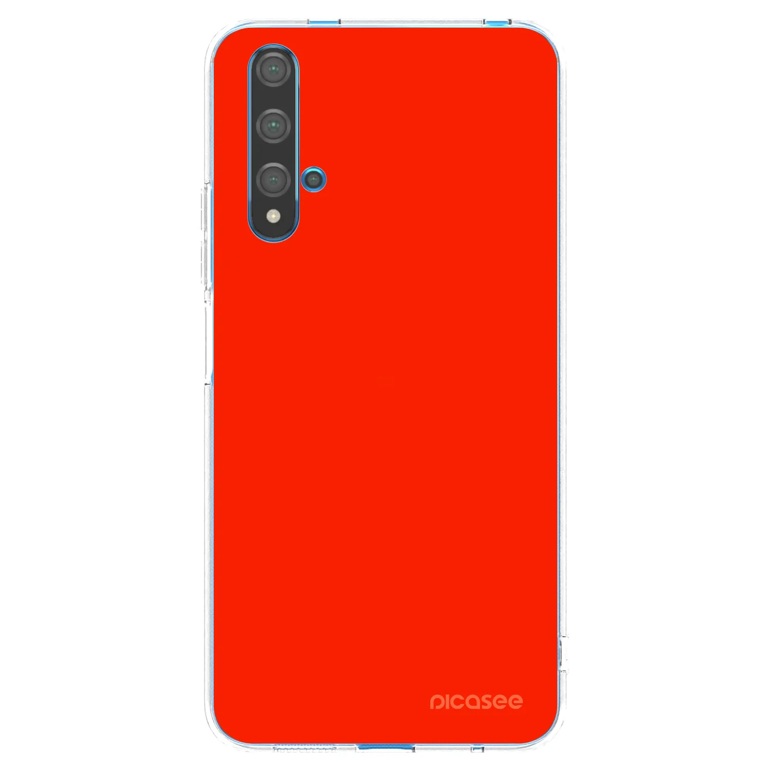 Picasee silikonový průhledný obal pro Huawei Nova 5T - Maranello Red