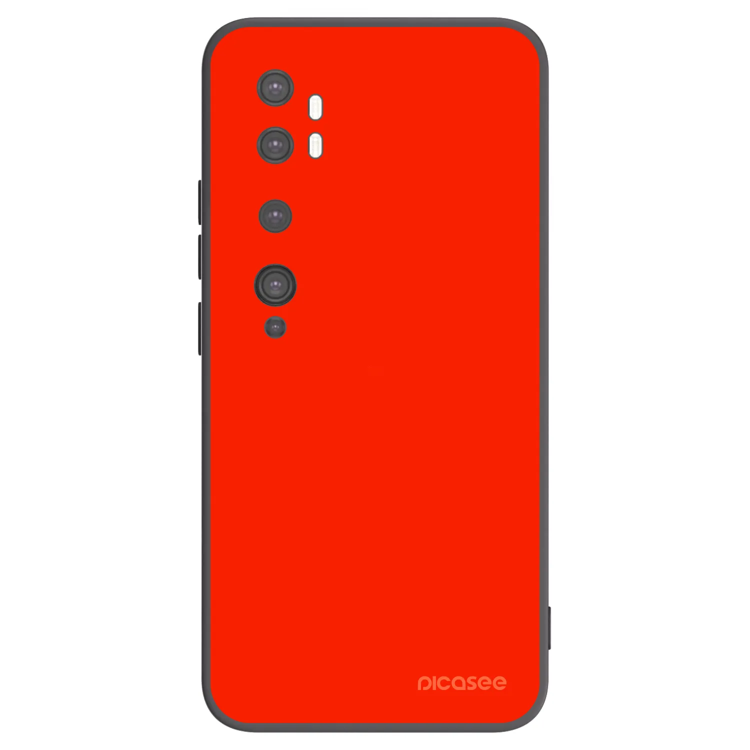 Picasee silikonový černý obal pro Xiaomi Mi Note 10 (Pro) - Maranello Red