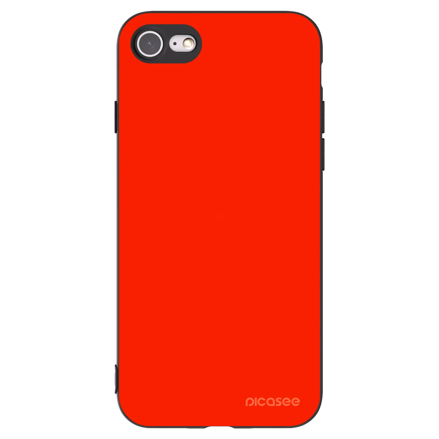 Picasee silikonový černý obal pro Apple iPhone SE 2020 - Maranello Red