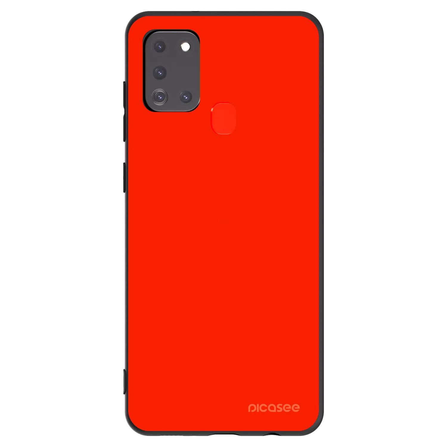 Picasee silikonový černý obal pro Samsung Galaxy A21s - Maranello Red