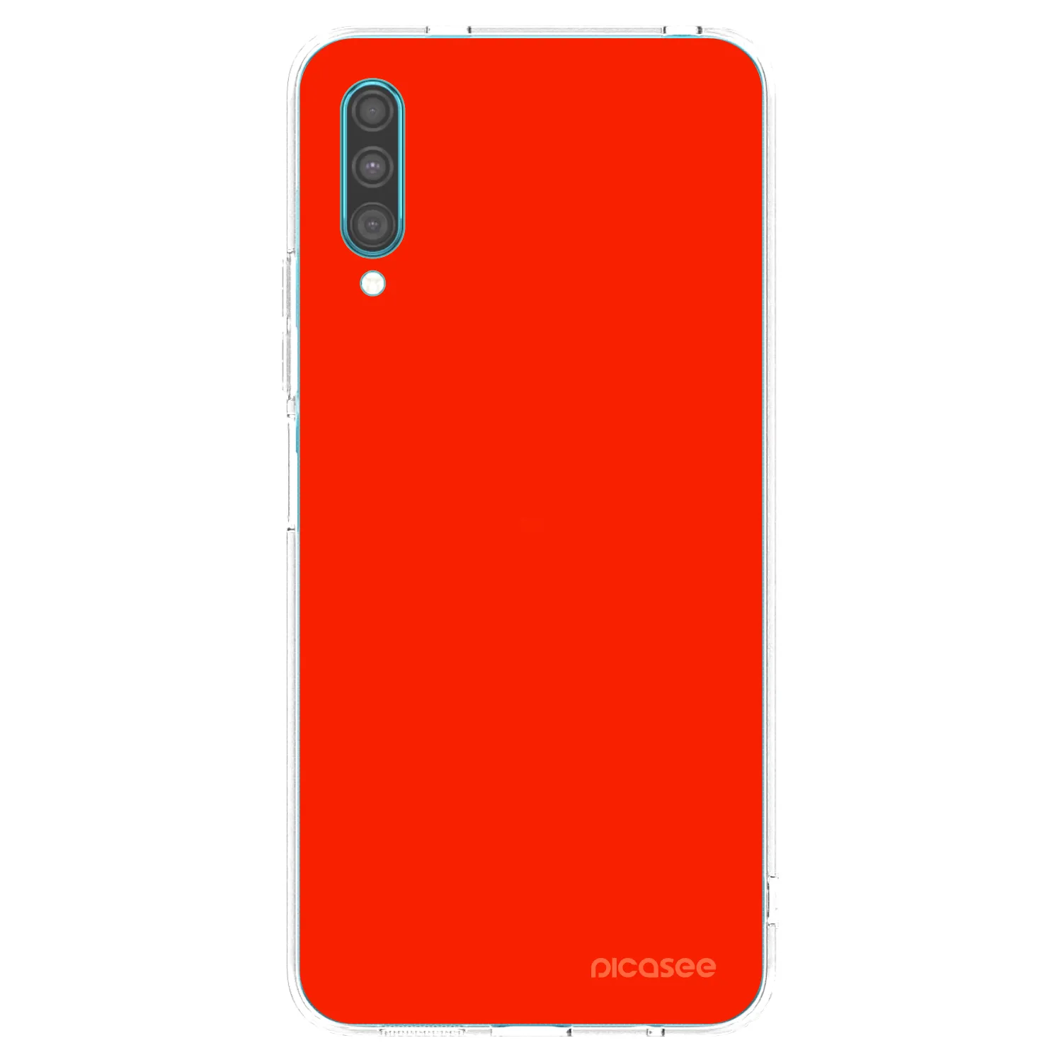 Picasee silikonový průhledný obal pro Samsung Galaxy A30s A307F - Maranello Red