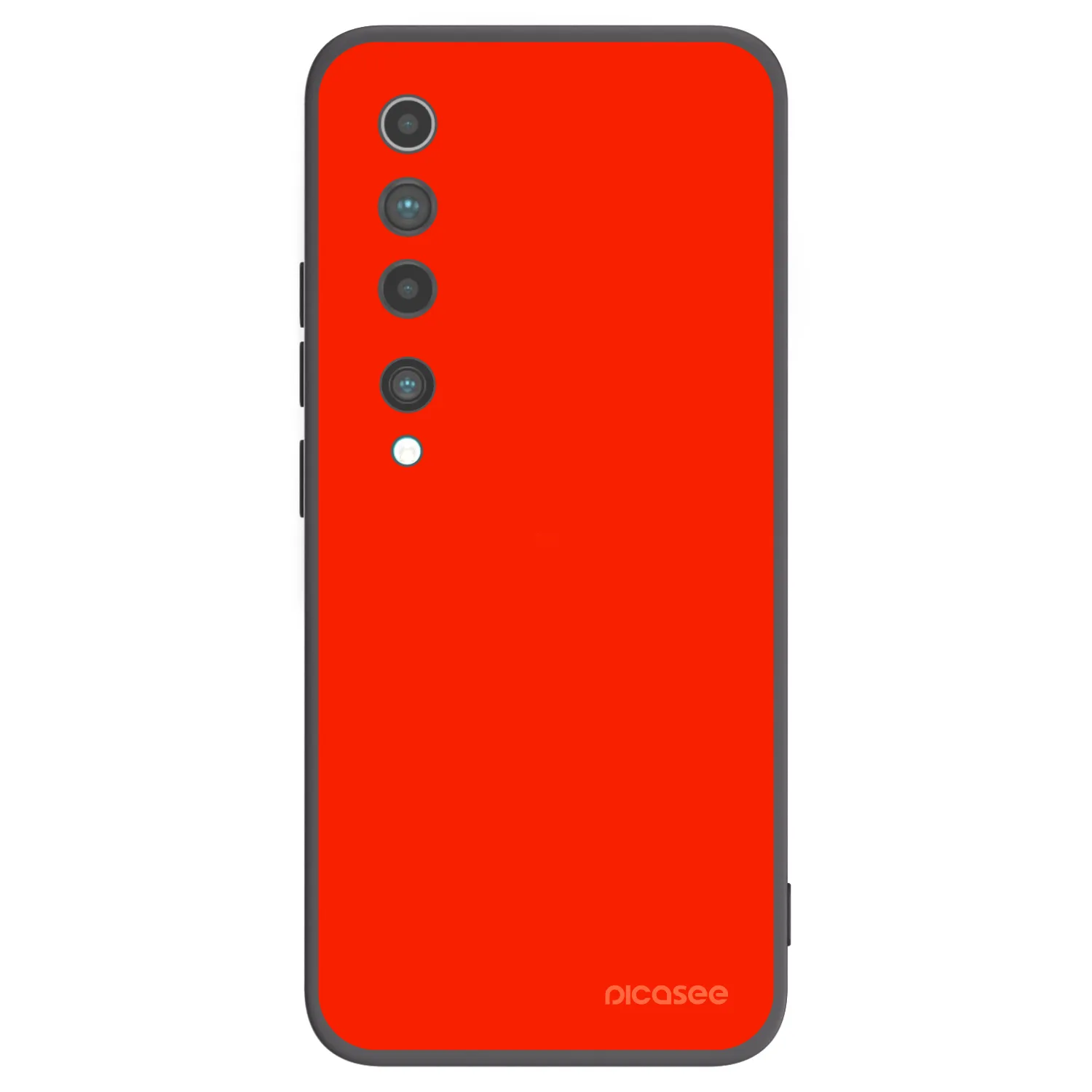 Picasee silikonový černý obal pro Xiaomi Mi 10 - Maranello Red