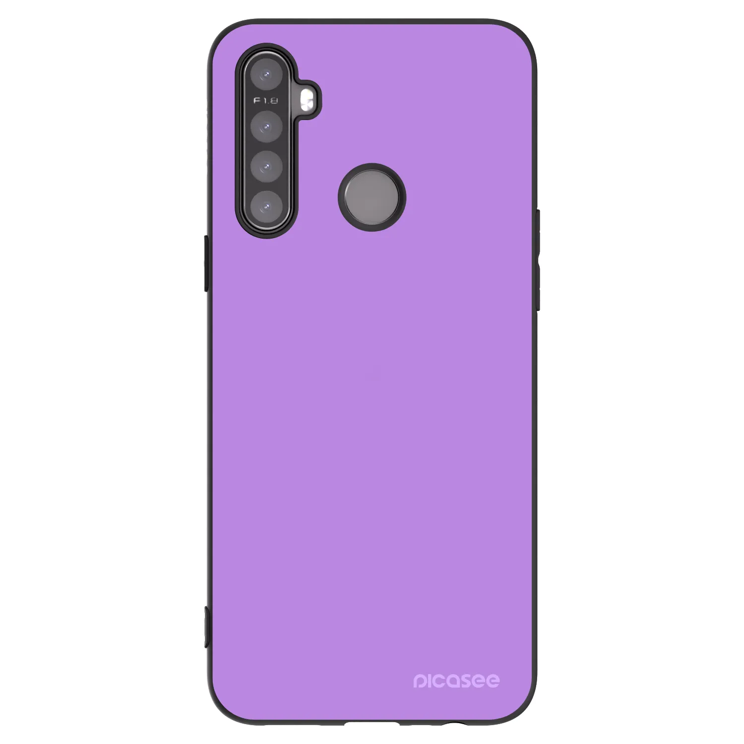 Picasee silikonový černý obal pro Realme 5 - Mystic Melody