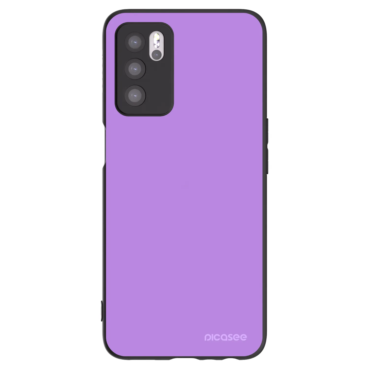 Picasee silikonový černý obal pro OPPO A16s - Mystic Melody