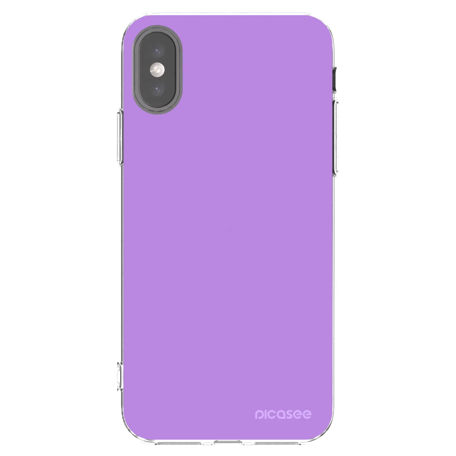 Picasee silikonový průhledný obal pro Apple iPhone X/XS - Mystic Melody