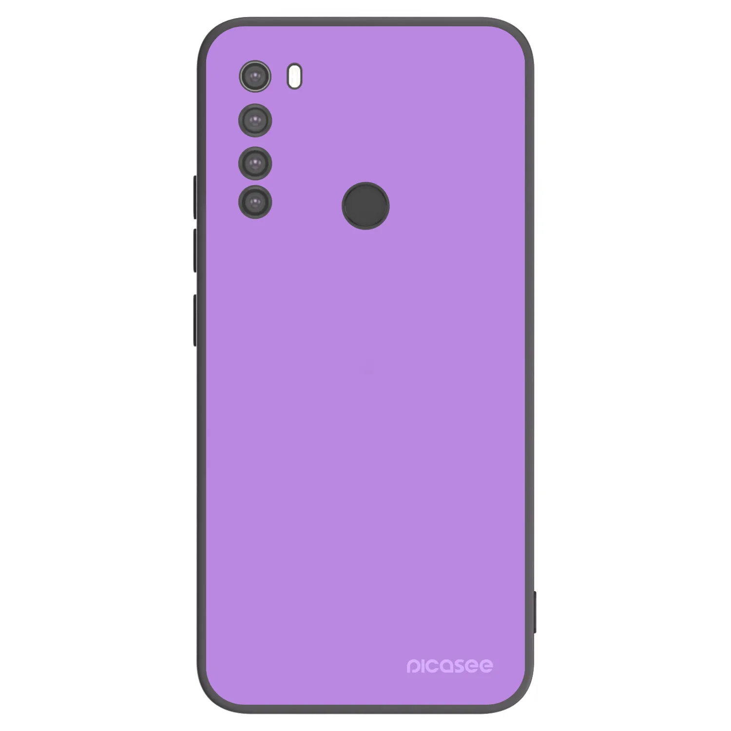 Picasee silikonový černý obal pro Xiaomi Redmi Note 8 - Mystic Melody