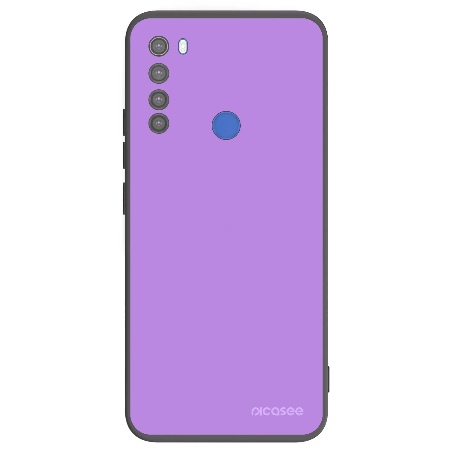 Picasee silikonový černý obal pro Xiaomi Redmi Note 8T - Mystic Melody