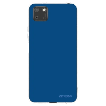 Picasee silikonový průhledný obal pro Huawei Y5P - Navy Blue