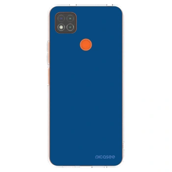 Picasee silikonový průhledný obal pro Xiaomi Redmi 9C - Navy Blue