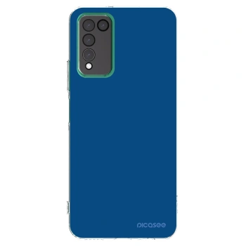 Picasee silikonový průhledný obal pro Honor 10X Lite - Navy Blue