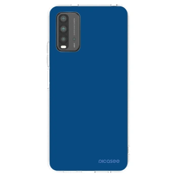 Picasee silikonový průhledný obal pro Xiaomi Redmi 9T - Navy Blue
