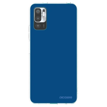 Picasee silikonový průhledný obal pro Xiaomi Redmi Note 10 5G - Navy Blue